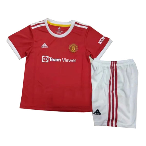 Camiseta Manchester United Replica Primera Ropa Niño 2021/22